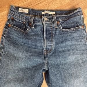Levi’s Wedgie straight jeans ankle length